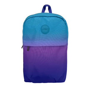 Sac à dos en polyester coloré pour jeunes, grand sac à dos dégradé personnalisé, sacs d'école pour enfants - Product Image 1