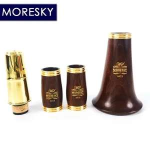 คลาริเน็ต MORESKY รุ่น Professional BB ไม้มอปาน/ไม้โรสวูด 17 คีย์ สีทอง รุ่น M15 - Product Image 6
