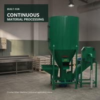 Machine de mélange d'aliments pour animaux, broyeur de transformation d'aliments pour volaille à opération Simple