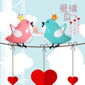 ลูกโป่งลายการ์ตูนรูปนกสัตว์,ลูกโป่งฟอยล์รูปนกมงกุฎสำหรับวันวาเลนไทน์สำหรับตกแต่งงานแต่งงานงานวันเกิดขายส่ง - Product Image 4