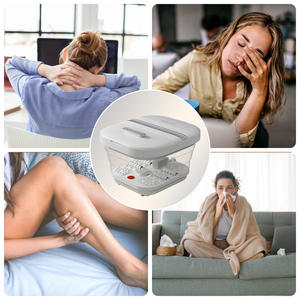 Rodillos Shiatsu plegables avanzados Sistema de cuidado en el hogar Tecnología de curación PTC con masajeador de pies de luz roja Spa - Product Image 3