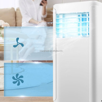 Climatiseur portable éco-responsable de haute qualité 14000 Btu, silencieux, avec télécommande, pour camping-car, camping et maison