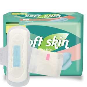 Alguays Feminine Hygiene Hot Sale Ultra Thick Cotton Sanitary Napkin Lady <strong>Pad</strong> With Wings - Product Image 6