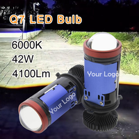 Bombilla LED para Faros Delanteros de Automóvil Superbrillante Vahid Serie Q7, 41W 3800LM 6000K, Alta Potencia, Universal 9V-16V, Luz Diurna