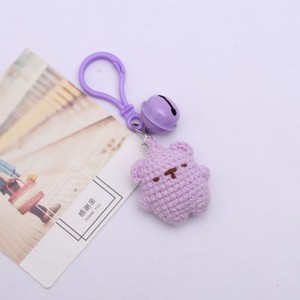 Giocattoli Amigurumi Lavorati a Maglia, Orsacchiotti all'Uncinetto, Portachiavi Fatti a Mano, Animali Colorati in Crochet, Ciondoli per Borse - Product Image 5