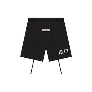Pantaloncini Sportivi Casual Estivi da Uomo FOG Fear of God 1977, Marchio <span class=keywords><strong>di</strong></span> Moda Americano, in Tela Lavorata a Maglia a Doppia Linea con Coulisse Digitale - Product Image 1