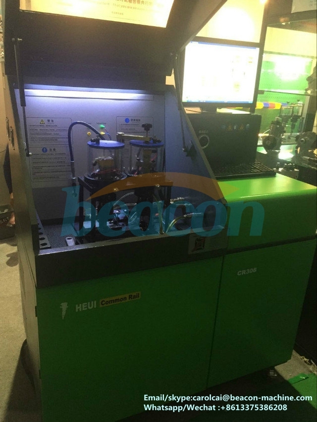 CR308 común carril diesel combustible heui inyector de limpieza y banco de pruebas