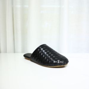 <span class=keywords><strong>Vania</strong></span>, mulas de cuero transpirables ligeras, tejidas a mano, verano, playa, invierno, primavera, Otoño, zapatos con punta estrecha, diseño superior de rafia - Product Image 2