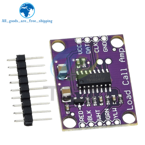 Sensore di pesatura TZT HX711 adattatore di conversione A/D A 24 bit scheda amplificatore cella di carico sensori di peso per <span class=keywords><strong>Arduino</strong></span> - Product Image 4