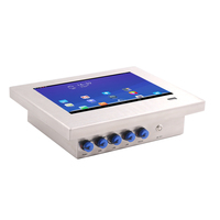 10 pulgadas 12 pulgadas al aire libre de acero inoxidable Ip65 Ip67 impermeable Aio Pc con lector RFID