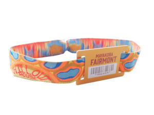 사용자 정의 RFID 짠 팔찌 <span class=keywords><strong>NFC</strong></span> 축제 짠 팔찌 QR 코드 이벤트 - Product Image 2