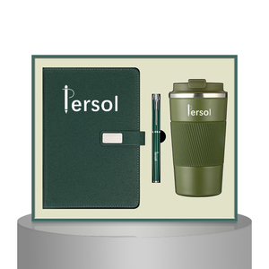 Juego de Regalo Empresarial Promocional <span class=keywords><strong>Original</strong></span>, Cuaderno A5 de Lujo y Taza Térmica en Caja de Regalo con Logotipo Personalizado, Ideal para Regalos Corporativos - Product Image 1