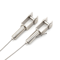 Pince de suspension réglable pour câble, prix usine, support de câble suspendu, attache rapide pour câble en cuivre d'éclairage