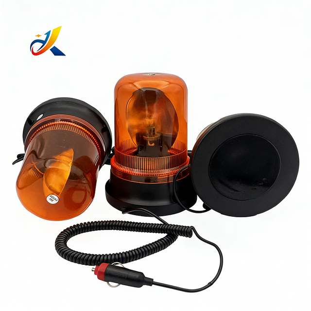 China Factory Direct Selling 12v/24v Halogen Revolving Warning Light Rotating Beacon Light
