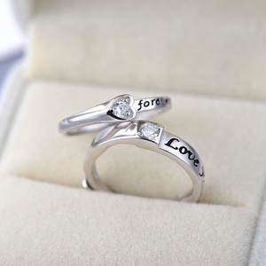 925 Sterling <b>Silver</b> Classic Engagement <b>Ring</b> with Zircon CMA Certified and Micro Insert Inlay for Women - Product Image 3