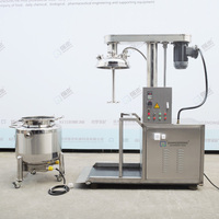 Mélangeur sous vide 50L 100L 200L 500L, émulsifiant, homogénéisateur, mélangeur à cisaillement élevé, cuve de mélange pour produits chimiques et savon liquide, homogénéisateur-disperseur