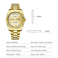 Montre pour hommes boîtier en acier Nh38 mouvement C3 verre saphir lumineux acier inoxydable étanche automatique montres mécaniques