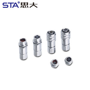 IP67防水SF6航空真鍮亜鉛合金男性用プラグブラックマジックBMPCC 4Kカメラサーキュラーコネクタ2 3 4 5ピン - Product Image 3