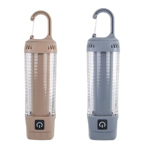 Camping Lantern Led Rechargeable Portable Emergency Light For Outdoor Camping With Button Switch Plastic Material - Product Image 2