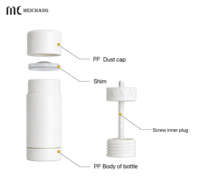 Tube de déodorant rotatif en PP de qualité alimentaire 20G 35G 65G 90G, emballage personnalisé pour cosmétiques et soins personnels