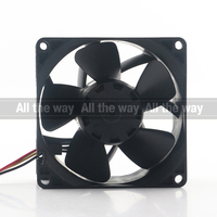 Delta 5V 24V 48V DC 12V 2.50A AC EC 8038 80X80X38MM 8CM PWM Régulation de vitesse Volume d'air élevé Violent QFR0812UHE-AB53 Ventilateur de refroidissement