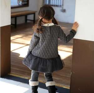 ชุดเดรสแฟชั่นฤดูหนาวสำหรับเด็กผู้หญิง ผลิตในจีน - Product Image 4