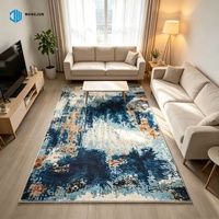 Chinesische Fabrik Wohnzimmer 3D-Gedruckter Kaninchenfell-Teppich Maschinell Hergestellte Wohndekor-Teppiche Modernes Design Flauschiger Kaninchenfell-Bedruckter Teppich