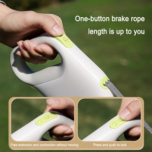 สายจูงสุนัขพับเก็บได้ยาว5ม. สายจูงสุนัขดีไซน์แบบไม่พันกันดีไซน์ใหม่สำหรับงานหนัก - Product Image 4