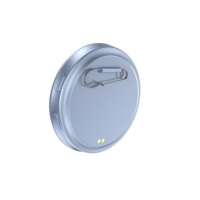 Pin Digital Personalizado con Pantalla Táctil IPS HD de 1.7 Pulgadas, 600mAh Recargable, GIF Dinámico de Anime, Video, Foto, Regalo para Fans