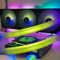 Fantaisie WuKong 360mm RGB ARGB CPU liquide refroidisseur aluminium dissipateur thermique 4pin radiateur connecteur 3pin ventilateurs jeu Air/eau processeurs
