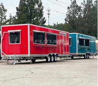 Cuisine mobile sur roues personnalisée, bar à pizzas, camion de tacos avec cuisine complète