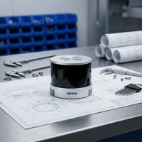 Capteur LiDAR mécanique de milieu de gamme Hesai PandarXT XT16/XT32/32M, applicable à l'industrie de la conduite autonome