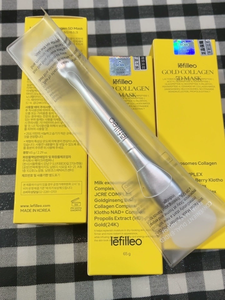 Maschera Coreana Lefilleo 24k Gold Collagen 5D con PDRN di Salmone, Idratazione Profonda, Cura della Pelle Luminosa, Maschera Idratante Peel-Off 65g - Product Image 2