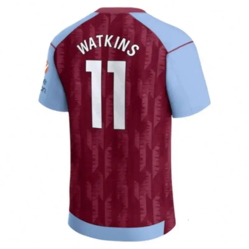 2023 24 Soccer EMILIANO MARTINEZ OLLIE McGINN AsTOn VilLaS Football Shirts DIABY WATKINS DOUGLAS LUIZ BUENDIA Maillot Men Kids