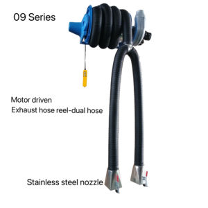 Carrete de manguera de rebobinado con Control remoto Fengshen, captura de gases de escape, reparación de automóviles, accesorios para automóviles, equipo de taller - Product Image 2