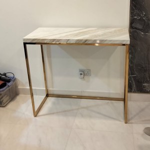 Dessus en marbre <span class=keywords><strong>Console</strong></span> En <span class=keywords><strong>Fer</strong></span> <span class=keywords><strong>Forgé</strong></span> <span class=keywords><strong>Table</strong></span> - Product Image 2