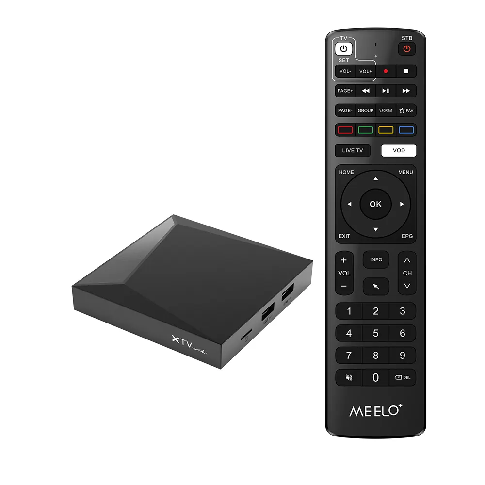 Bán Hot Dual Wifi Quad Core meelo xtv không khí Android TV Box 100M Ethernet 4K siêu HD Đầu ra phương tiện truyền thông Máy nghe nhạc Hộp TV