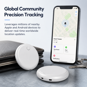 Etiqueta Inteligente con Certificación Oficial MFi, Rastreador GPS para <span class=keywords><strong>Apple</strong></span> y Google Find My Device, Mini Dispositivo de Rastreo para Llaves y Mascotas, Etiqueta No Intrauditiva - Product Image 2