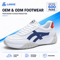 Chaussures décontractées pour femmes, style coréen, à lacets, avec doublure en maille, tige en PU, semelle extérieure en caoutchouc, pour le printemps, pour étudiantes, chaussures de course, style 'Dad Shoes' rehaussantes