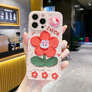 Coque de téléphone dessin animé fleur de lapin Style Ins pour <span class=keywords><strong>Huawei</strong></span> Honor400lite NOVA11 HonorX6A X7A X9A X9C P70 Fasion couverture arrière pour les filles - Product Image 6
