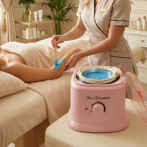 <span class=keywords><strong>Chauffe</strong></span>-<span class=keywords><strong>cire</strong></span> 800 ml conçu pour 800 g de <span class=keywords><strong>cire</strong></span> en boîte, ajustement direct, pas de transfert nécessaire, utilisation professionnelle en salon et à domicile - Product Image 1