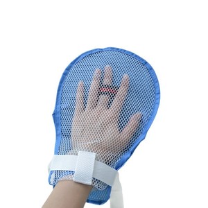 Guantes de sujeción transpirables para manos de pacientes con correa ajustable, estilo veraniego - Product Image 1