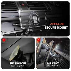 Supporto Magnetico Universale Portatile in Lega di Alluminio+ABS per Auto, Montaggio su Slot Lettore CD, Porta Smartphone per Automobile - Product Image 6