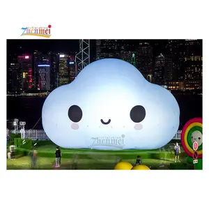 Zhenmei Advertising inflatable white cloud balloon inflatable cloud shape