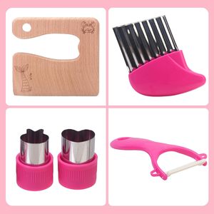 ZL 蒙特梭利厨房工具 13 件套安全刀具套装 适合 4-10 岁女孩 中国生日礼物 - Product Image 6