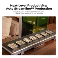 Convoyeur automatique XTool pour F1 Ultra, bande d'alimentation automatique pour gravure laser en lots continus