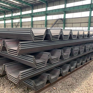 Vente chaude Z/U Type Tôle D'acier Pile Canal En Acier En Acier Au Carbone - Product Image 2