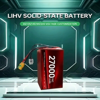 Baterai Lithium Drone Pabrik Asli 320Wh/kg 27000mah 15C Baterai Drone Solid State Kustom Baterai Li-ion
