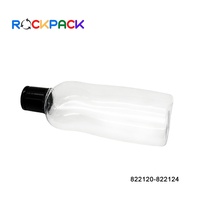 Bouteilles de crème cosmétique transparentes en plastique PP de 100 ml, 200 ml, 300 ml, 350 ml, 500 ml, avec bouchon à rabat pour shampoing liquide et lotion