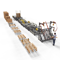 Machine à clouer les plateaux en bois ZZCHRYSO de haute qualité / Équipement de clouage du bois / Table de clouage des palettes